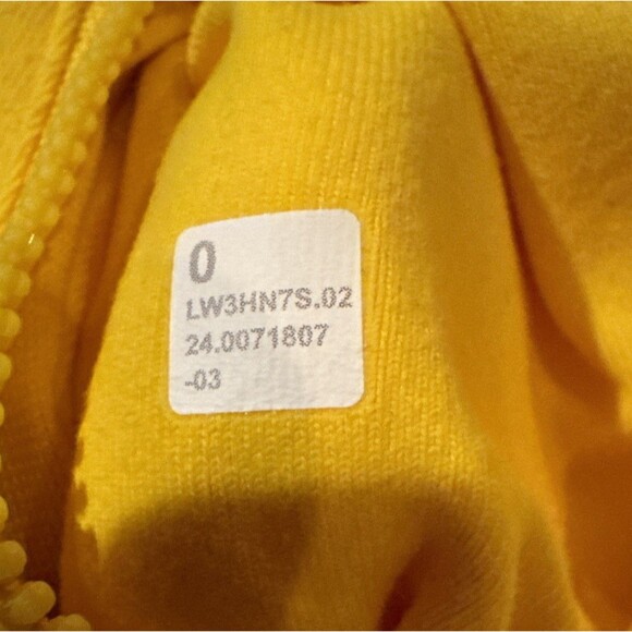 Lululemon Define Jacket Luon Maize Yellow Women’s Size 0 Full Zip Yoga Gym NWT - Picture 10 of 11
